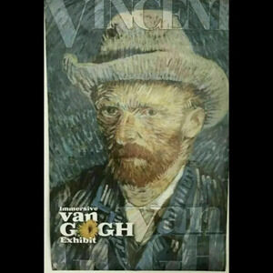 Bundle of Vincent Van Gogh Poster-Self Portrait-Immersive Exhibit- 24" X 36"